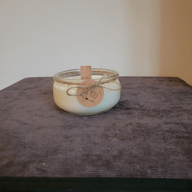Bougie naturelle en cire de soja bio