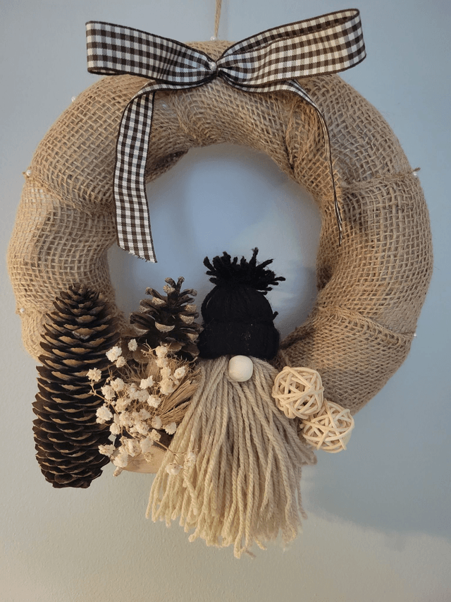 Couronne de noël à suspendre 